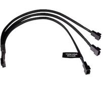 Alphacool Y-splitter 4-pin to 3x 4-pin PWM, 30cm, Black 18680