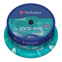 Verbatim DVD-RW Verbatim 25szt 43639