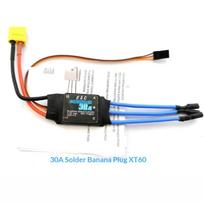 1Pcs Rc Fpv Quadcopter Airplanes Helicopter Accessories 30/40A Brushless Esc 2-4S Electronic Speed Controller With Banana Head 30A No plug