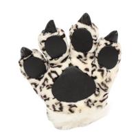 1/2/4 vnt. Leopardų kostiumų rinkinys Leopardų ausys galvos juosta Uodega Pirštinės Letenos Vaikams Helovino Kalėdinio vakarėlio Gyvūno Cosplay kostiumas gray