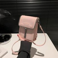 Madingi kutai ant pečių krepšiai Paprastas karoliukų dizainas Karštas išpardavimas Crossbody krepšiai moterims Basic Style PU Hasp gray