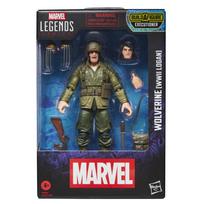 Hasbro Marvel Legends Series Wolverine Komiksų Kolekcinė Veiksmo Figūrėlė G0820 Autentiška (II pasaulinis karas Loganas) Iksmenai 6 colių gray