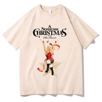 A Nonsense Christmas with Sabrina Carpenter Tshirt New Fashion Tshirt Short Sleeve Cotton Tees Unisex Oversized Top Casual 3XL white