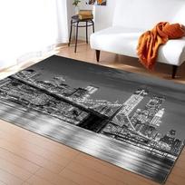 Niujorko miesto gatvės vaizdo kilimas Minkštas neslystantis kilimėlis miegamojo, svetainės, balkono, namų dekoravimo, įėjimo durų kilimėlio 50x80cm