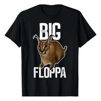Camiseta Big Floppa Caracal Cat Meme Para Hombres, Mujeres Y 5XL įvairiaspalvis