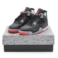 FV5029-006 Nike Air Jordan 4 Retro Bred Reimagined Cement Grey Red (Vyriški) 10.5 black