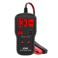 Car Relay Tester Voltage Tester Universal 12V 24V LED Indicator Light Automotive Car Battery Check Relay Diagnostic Tools red