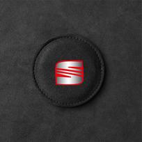 1/2/Pcs Car Anti-Slip Silicone Pad Water Cup Holder Drink Coaster For SEAT Ibiza FR mk1 Arona Leon Ateca Tarraco Toledo Cupra (as the picture,2pcs) black