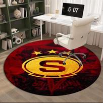 Sparta Prague Football  Round Rug for Livingroom,Bedroom, Palyroom, Chair Rug, Area rug, Circle Carpet, Large Size Fan Christmas gift 100cmx100cm
