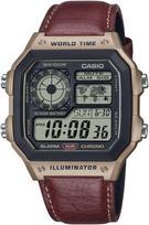 Casio Red strap watch AE-1200WHL-5AVDF, red, gray