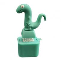 Lizard Button Keychain Fidget Toy With Sound Led Lights Stress Anxiety Relief Frog Keyboard Clicker Portable Duck Button Toy blue