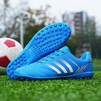 Unisex TF Dirbtinės dangos futbolo bateliai Lengvi Kvėpuojantys Neslystantys Smaigai Futbolo batai Vyrams Moterims Lauko Sportas Treniruotės Rungtynės 44 black