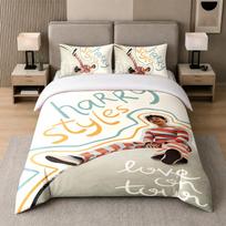 3Pcs Bed Set,Harry Styles 1 Duvet Cover and 2 Pillowcases, Printed Bedding Decor For Guest Room 140cmx210cm