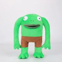 Naujas „Smiling Friends“ pliušinis žaislas Ponas varlė Minkštas įdarytas žaislas Kawaii Namų dekoracija Lėlė „Smiling Friends“ Dovanos Žaislas vaikams green