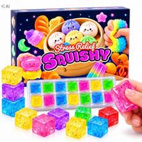 Advento kalendorius vaikams su 24 SQUISHY žaisliukais