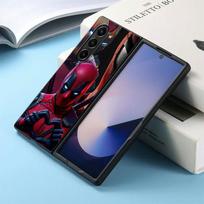 Marvel Comics Hero Spider Man Back Phone Cover Case for Samsung Galaxy ZFold3 ZFold7 ZFold4 ZFold5 ZFold6 Z Fold 7 6 5 4 3 Galaxy Z Fold7 gray