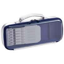 Reimei Fujii Pen Case Pencil Box Topliner Clear Silver FSB1187S gray