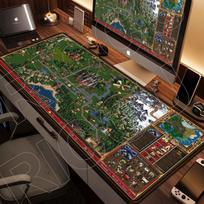 XXL Heroes of Might and Magic HD Gamer Computer PC Accessories Gaming Laptop Keyboard Desk Mat Rug Large Mause Pad 400x900mm Mat 30cmx60cm(11.8x23.6inch) beige