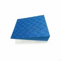 Foam Wedge Slant Board NonSlip Stretching Foldable for Yogis, Athletes, Home Blue 15x12x5 blue