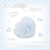 RosyPosy soft set Pumpa joint Epoxy acrylic clip, girl clear hand account clip sticky note storage clip