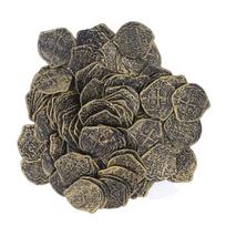 100pcs Pirate Coins Decor High Simulation Special Patterns Festival Decorative Coins for Halloween Party Bronzed black
