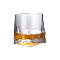 Creative Thick Crystal Whiskey Tumbler Glass Spinning Tops Design Hammer Glasses Of Wine Brandy Cup Wineglass 260ml white