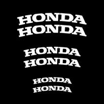 6 vnt./rinkinys Atsparūs karščiui suportų lipdukai Ratų dekoras Viniliniai lipdukai Honda Mugen Power Civic Accords CRV Hrv Jazz CBR VTEC VFR CN8 white