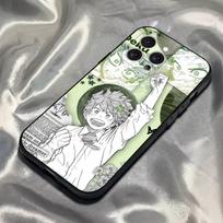 Mano Herojų Akademija Deku telefono dėklas iPhone 16,15,14,13,12,11,Pro,Max,Plus,X,XS,SE4,E,Mini,Minkštas juodas dėklas iPhone11 gray
