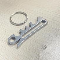Rattlesnake Clip: EDC Tool, Keyring, Wallet Bill Clip, Carabiner, Quick Release Outdoor Gear. gray