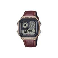 CASIO vyriškas standartinės serijos pilkas laikrodis AE-1200WHL-5AV AE-1200WHL-5AV Regular Watch Box black
