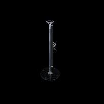 35cm/70cm LED balionų kolonėlės stovas Gimtadienio dekoras Skaidrus Bobo Baloon Stick stovas Kalėdų vestuvių namų dekoracijos black