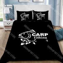 Madingas Nash Žvejybos Logotipas Patalynės Komplektas Viengulis Twin Pilnas Karalienės Karaliaus Dydžio Lovos Komplektas Vaikų Miegamojo Antklodės Užvalkalų Rinkinys Paklodžių Rinkinys 140*200cm/55x79in Single/Twin 3pcs white