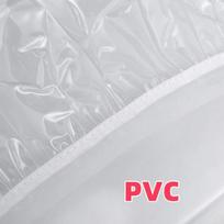 1 vnt. PVC priglundantis elastinis staltiesė, permatomas, atsparus vandeniui, nepralaidus aliejui, stalo uždangalas, apsauginė medžiaga, valgomojo stalo stalo uždangalas 48R(round) gryna