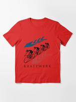 Kraftwerk Kraftwerk Tour De France Essential T-Shirt XL raudona