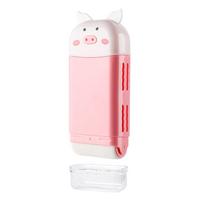 Sealing Self-Draining Soap Box Waterproof Dopamine Soap Box  Household Bathroom Accessories Pig