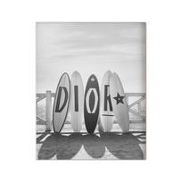 Black and White Palm Tree Beach Landscape Photography Poster Canvas Painting Surf Coastal Wall Art Prints Living Room Home Decor 21cm×30cm NoFrame