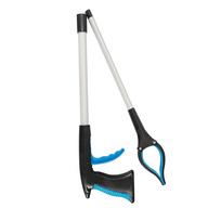 Sulankstomos ilgos šiukšliadėžės rinkimo įrankis, žnyplės, šiukšlių rinkimo įrankis, mėlynas 45cm*81cm white