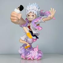 Anime Figure 5 Gear Luffy One Piece Figure Nika Luffy Figure PVC Statue Collectible Model Playthings Gifts great for daily use gray
