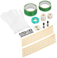 Outex Clear-Tubeless Kit Royal Enfield Continental GT650 Interceptor650/ EXCEL/etc. Front beige
