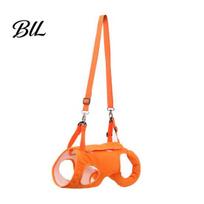 Senior Dog Mobility Aid for Stairs Lift Harness, Padded Sling Harness with Handles, Adjustable Full-Body Assisted Walking Weak Legs Support Back Legs, M oranžinė