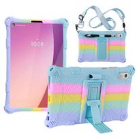 Minkštas silikoninis dėklas, skirtas Lenovo Tab M9 TB-310FU TB-310XU, su stoveliu, saugus vaikams, pilno korpuso apsauga, atsparus smūgiams, Fundas M9 TB-310FU TB-310XU
