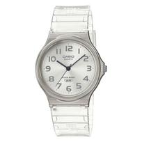 CASIO Casio Standard POP Clear Watch, Unisex, Men's & Women's, Quartz, Analog, Skeleton, MQ-24S-7B white