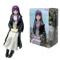 Anime Frieren Beyond Journey'S End Fern Sitting Figure Pvc Statue Collectible Model Desktop Decor Gift gray