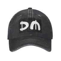 Electronic Rock Depeche Cool Mode Washed Denim Cap Casual Baseball Caps Adjustable Hat Summer Unisex Baseball Hats One Size gray
