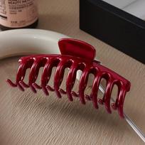 New Silicone Hair Clip: Soft Shark Grip, Anti-Slip, Durable & Anti-Collision Hairpin brown