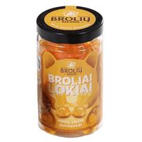 Vaisių sulčių guminukai Brolių medus Broliai lokiai stiklainėlyje, 500 g