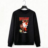 Wham Last Christmas megztinis Retro 80s grupės Kalėdinė moteriška suknelė su gobtuvu Juokingas muzikos mylėtojas Kalėdiniai drabužiai Klasikinė šventinė dovana Džemperis 3XL black