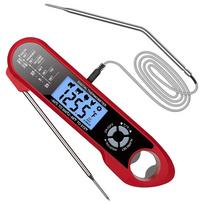 Fast And Accurate Readings Food Thermometer Foldable Design gray
