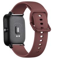 Silikoninė apyrankė Skirta Amazfit GTS/2/2e/4/3/GTS2 Mini/GTR 4/47mm/GTR2/2e/stratos 2/3 20mm/22mm Laikrodžio apyrankė Amazfit bip 6 5 3 dirželis 22mm gray