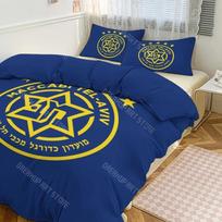 3D Print Maccabi Tel Aviv Bedding Set Twin Queen King Full Size Duvet Cover Pillowcase Bed boys girls Adult Home Textiles 135x200cm